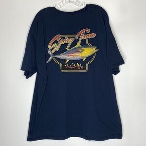 Salt Life Spicy Tuna Black Short Sleeve Tshirt 2XL